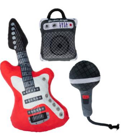 Fringe Ready to Rock Plush Dog Toys Set of 3 Fringe Ready to Rock Plush Dog Toys Set of 3