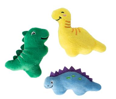 Fringe Rawr-some Crew Mini Cat Toys Set of 3