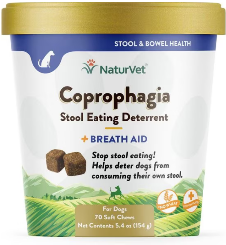 NaturVet Coprophagia Plus Breath Aid Soft Chews 70 ct.