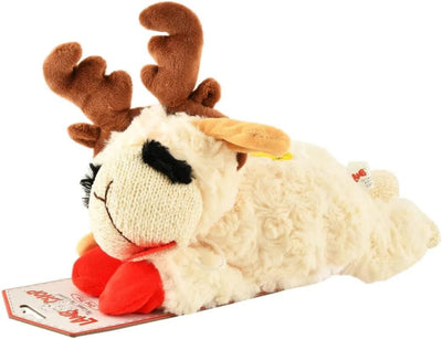 Multipet Laying Down Christmas Lamb Chop 10.5" Multipet Laying Down Christmas Lamb Chop 10.5"