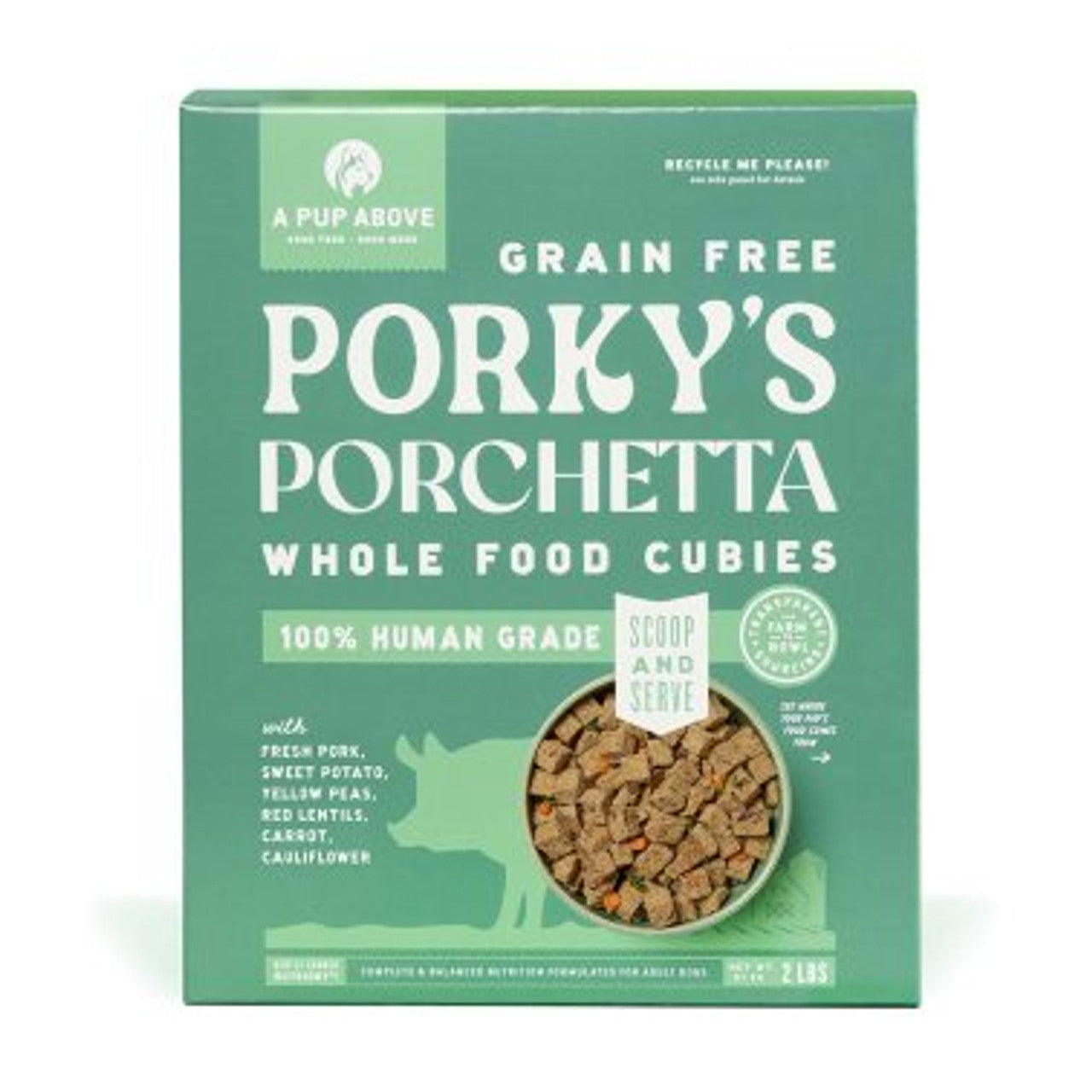 A Pup Above Air Dried Porky's Porchetta