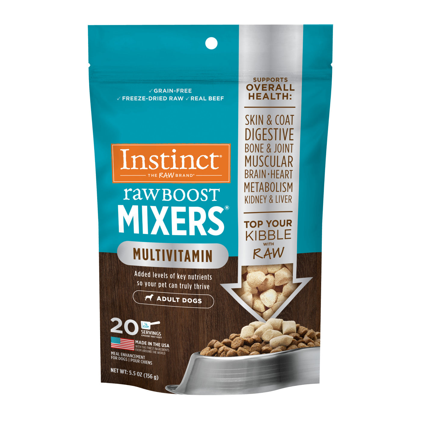 Instinct Raw Boost Mixers MultiVitamin 5.5 oz