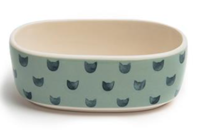 Park Life Designs Monty Oval Cat Dish 2 Cup