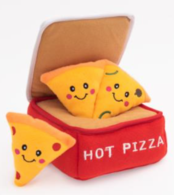 Zippy Paws Burrow Pizza Box Toy