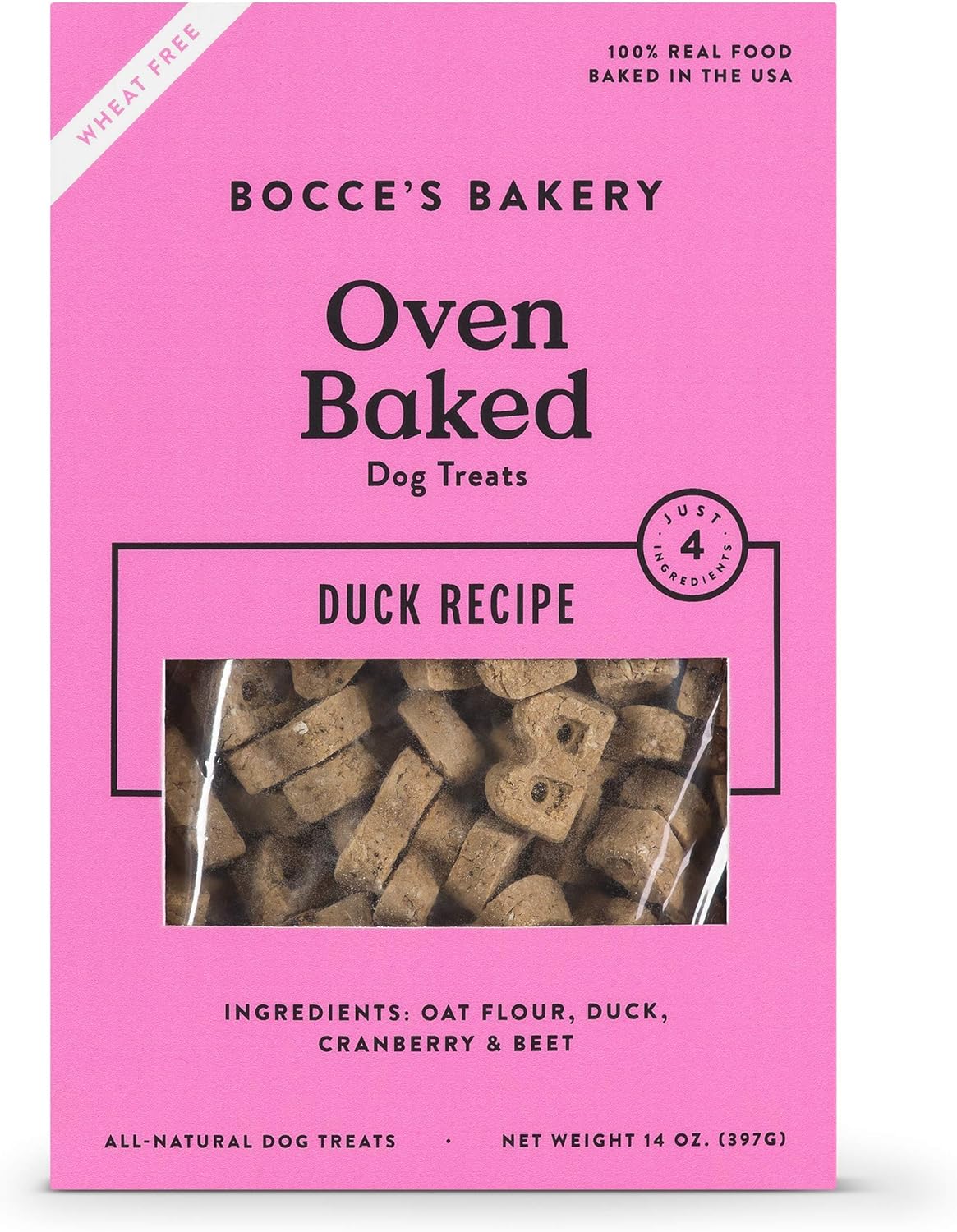 Bocce's Oven-Baked Biscuits Duck 14 oz.