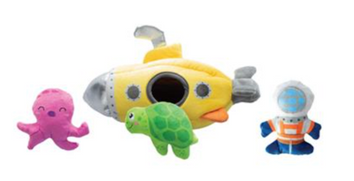 Fringe Into The Deep Hide And Seek Plush Dog Toy Fringe Into The Deep Hide And Seek Plush Dog Toy