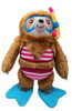 Fringe Sloth Swimin' With The Fishes Plush Dog Toy Fringe Sloth Swimin' With The Fishes Plush Dog Toy