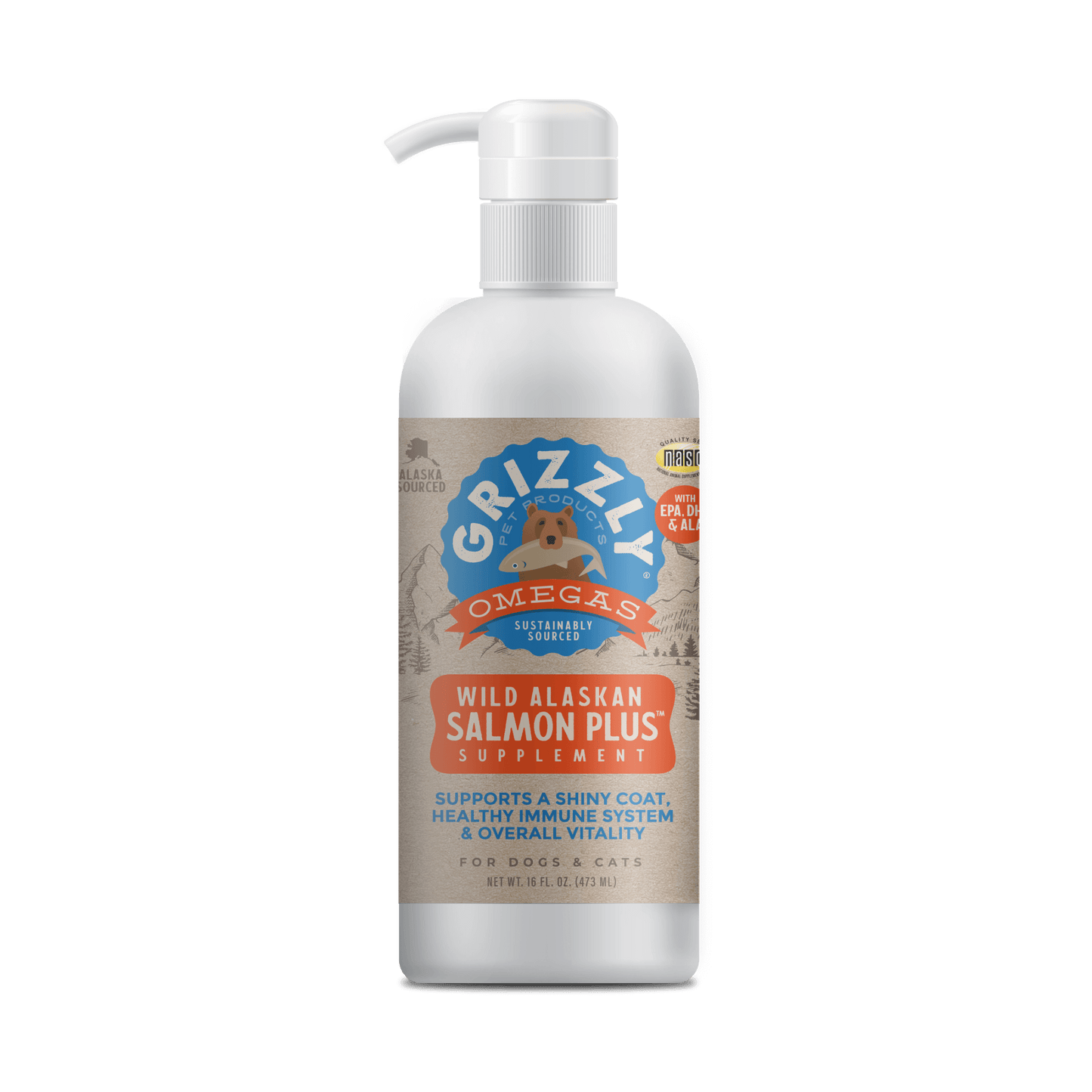 Grizzly Salmon Oil + Pollock Oil