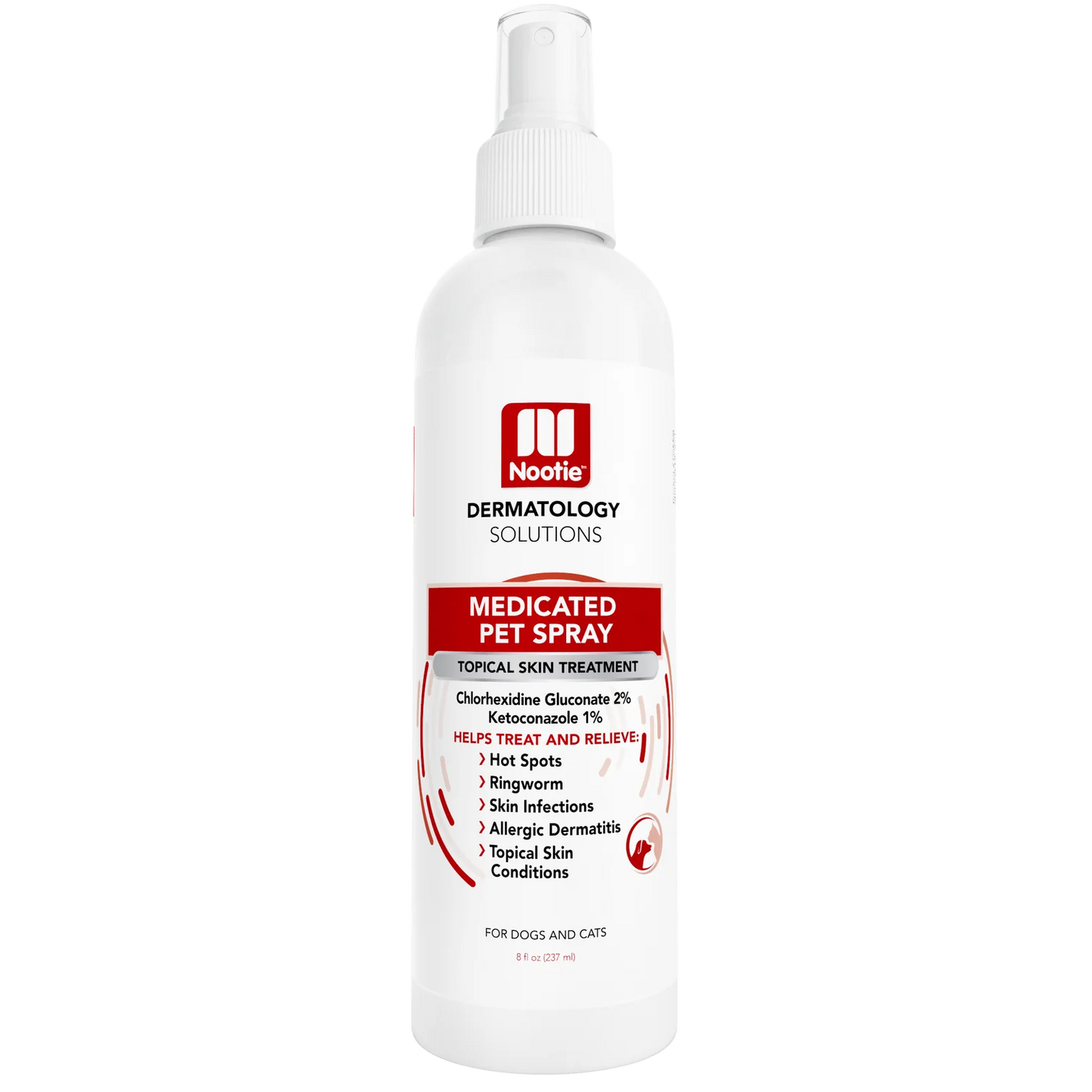 Nooties Dermatology Medicated Pet Spray 8 oz.