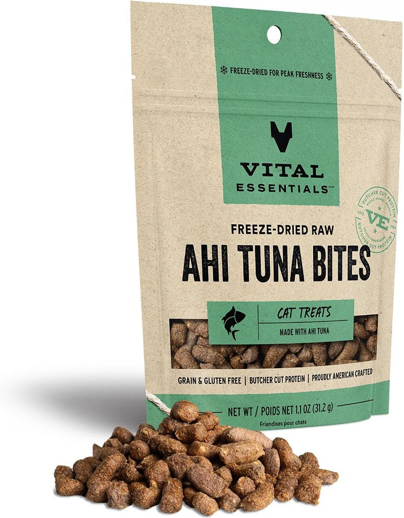 Vital Essentials Cat Freeze Dried Ahi Tuna 1.1 oz.