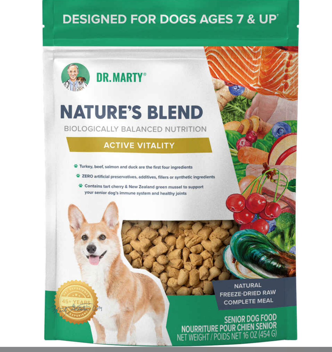 Vitality dog food sales ingredients