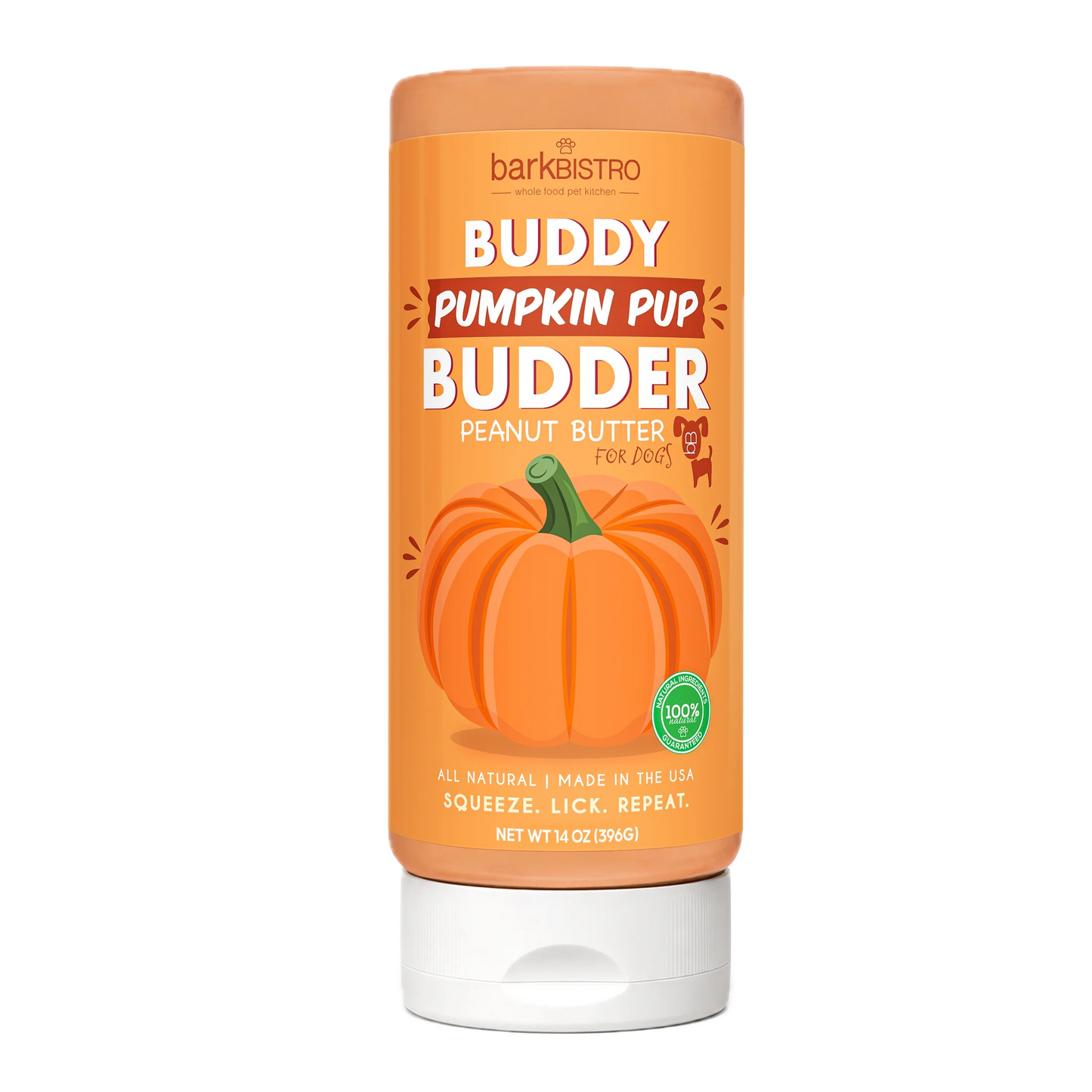 Bark Bistro Pumpkin Pup Buddy Budder 14 oz