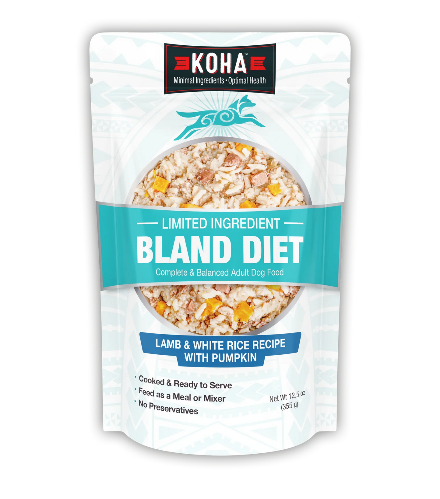 Koha Limited Ingredient Lamb & White Rice Bland Diet for Dogs