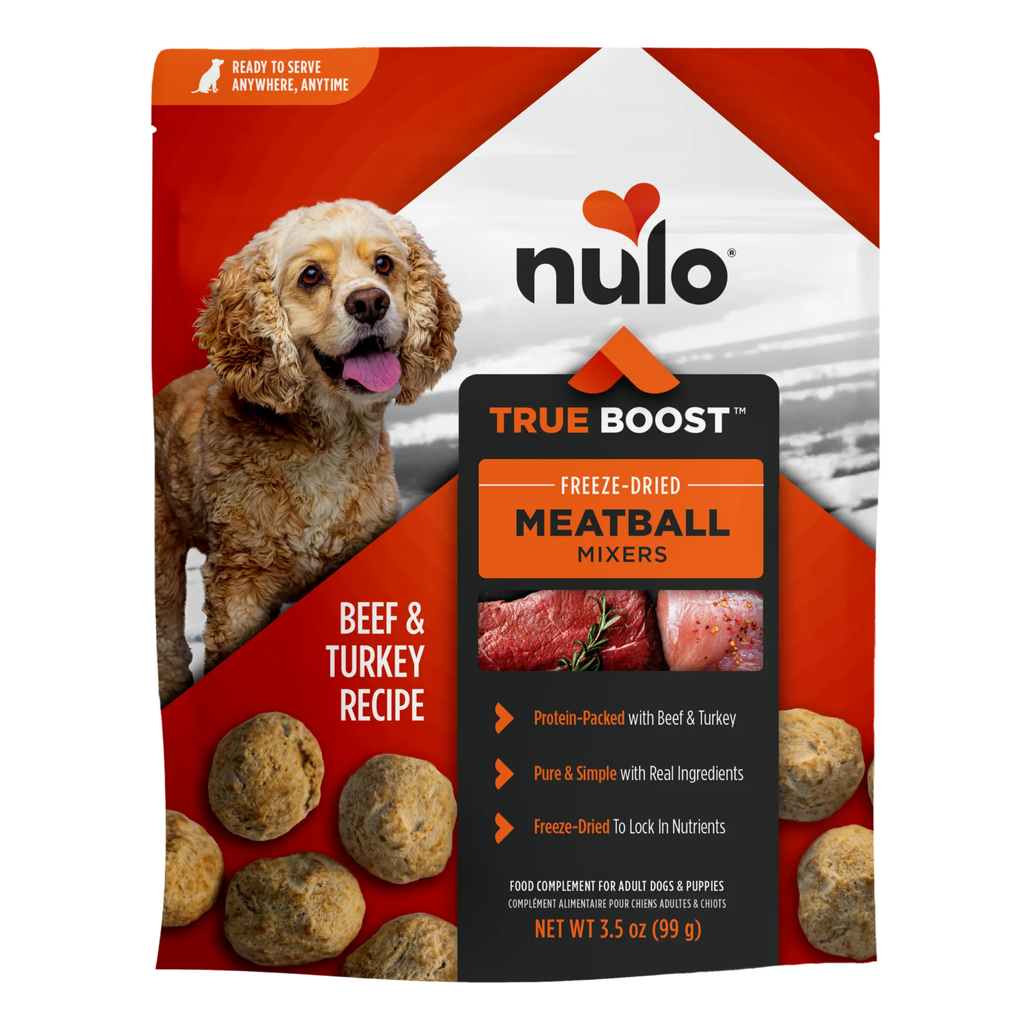 Nulo Meatball Beef & Turkey 3.5 oz