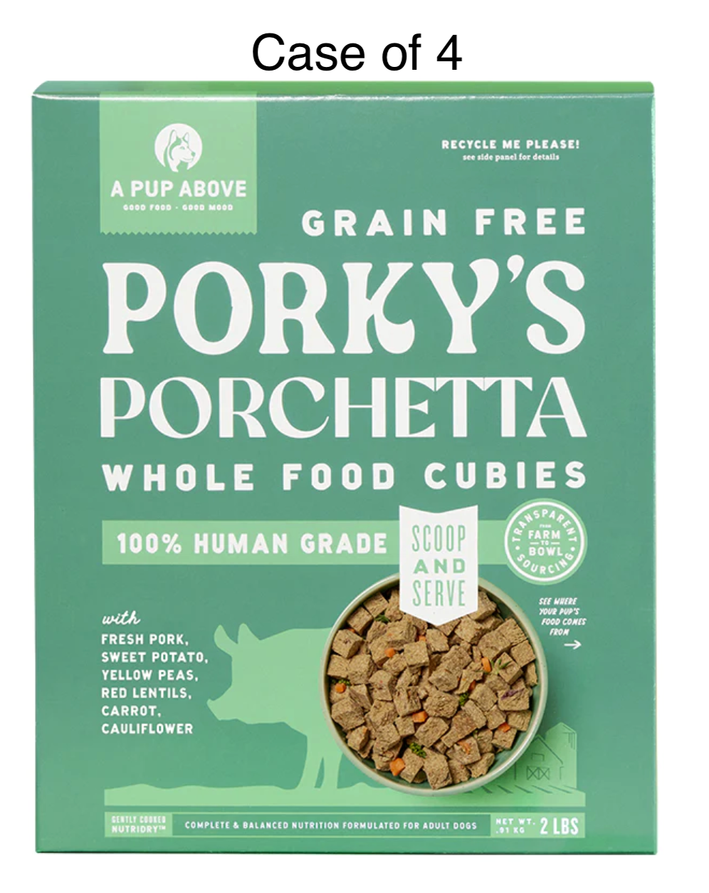 A Pup Above Air Dried Porky's Porchetta