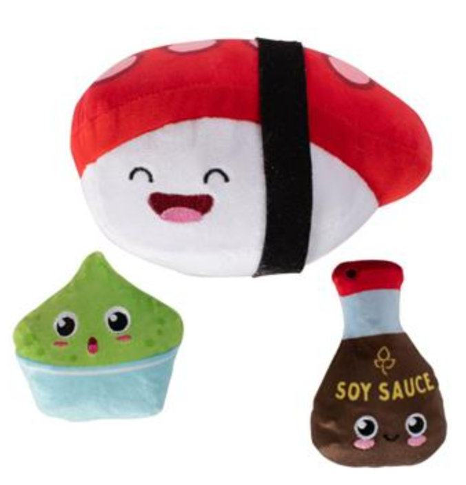 Fringe Soy Mates Plush Dog Toys Multi Pack