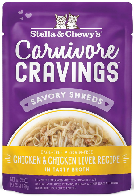 Stella & Chewy's Cat Carnivore Cravings Chicken & Chicken Liver Pouch