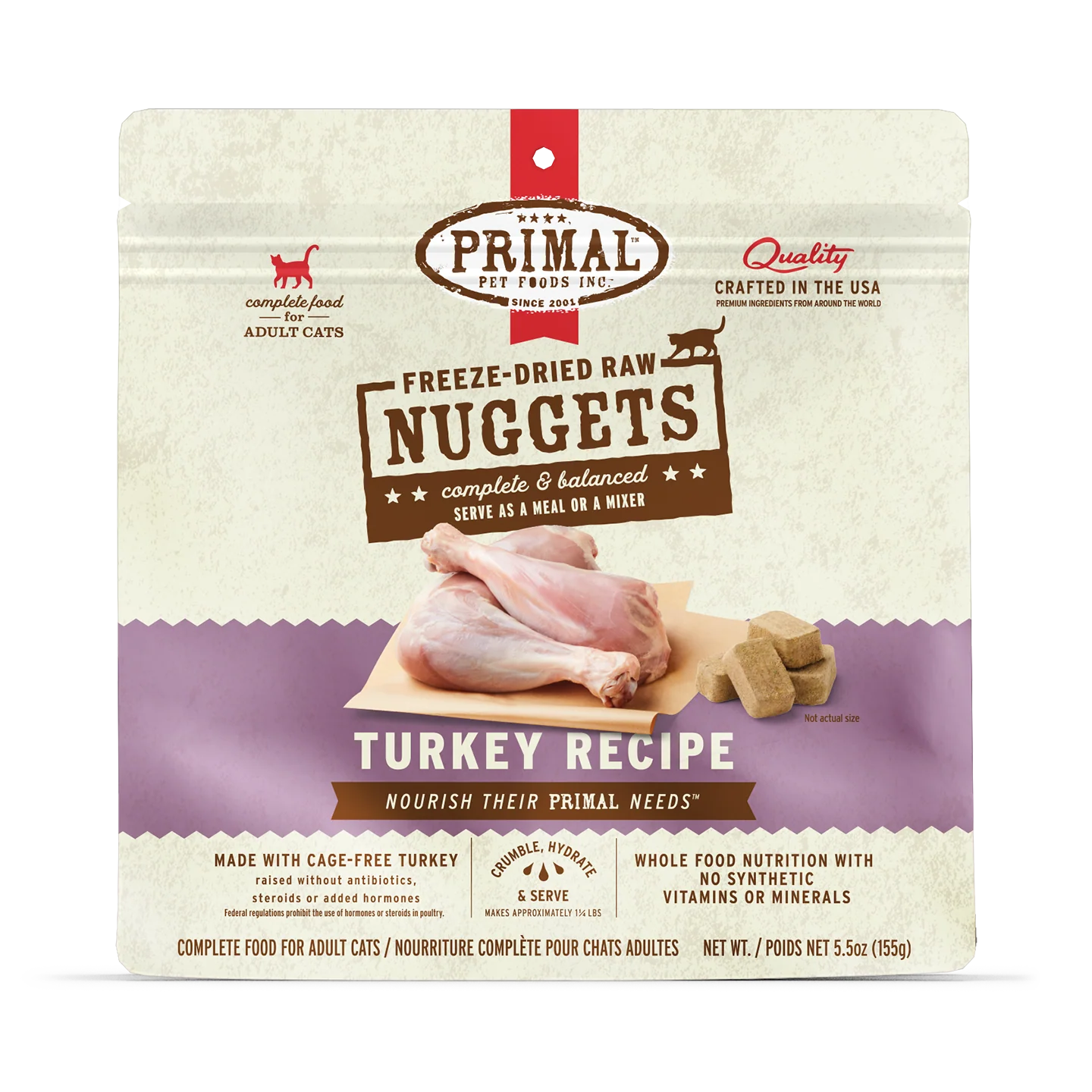 Primal Cat Freeze-Dried Turkey Formula