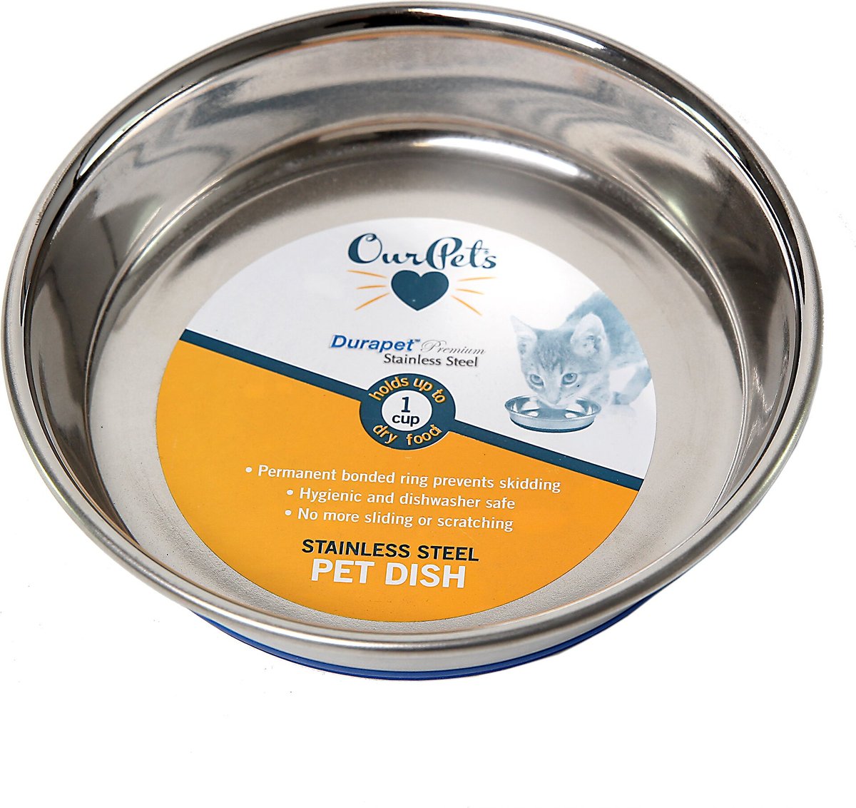 DuraPet Stainless Steel Cat Dish