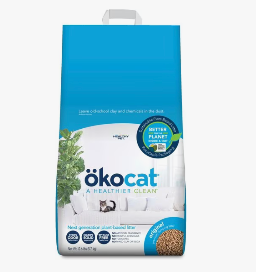 Okocat Litter Original Clumping Wood Cat Litter