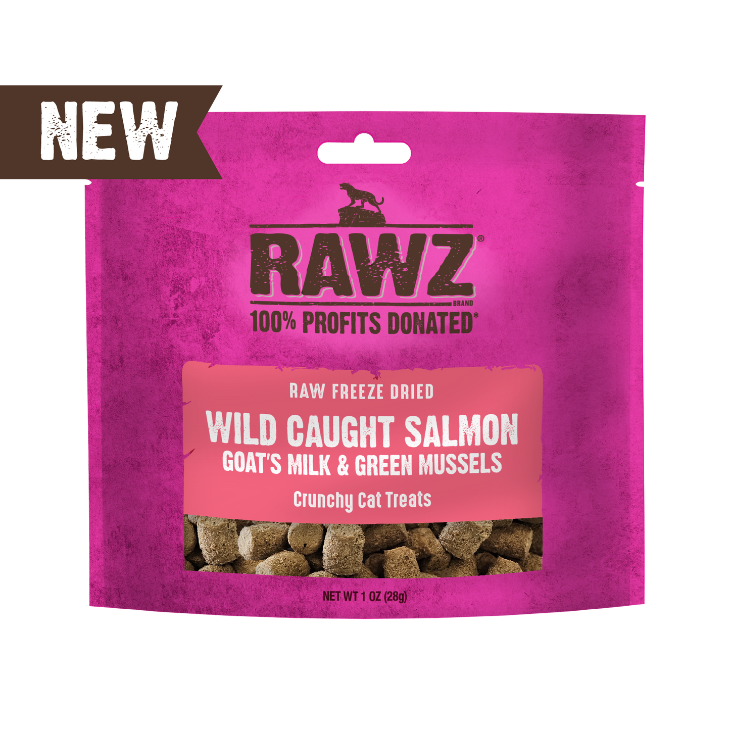 Rawz Salmon & Goat Milk Freeze Dried Cat 1 oz