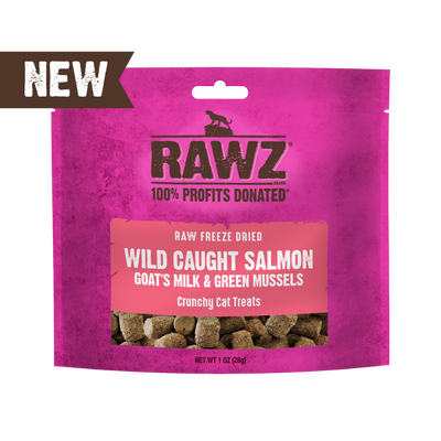 Rawz Salmon & Goat Milk Freeze Dried Cat 1 oz Rawz Salmon & Goat Milk Freeze Dried Cat 1 oz