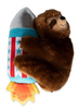 Fringe Rocket Sloth Plush Dog Toy Fringe Rocket Sloth Plush Dog Toy