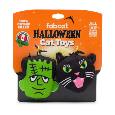 FabCat Frankenstein & Black Cat 2 pk FabCat Frankenstein & Black Cat 2 pk