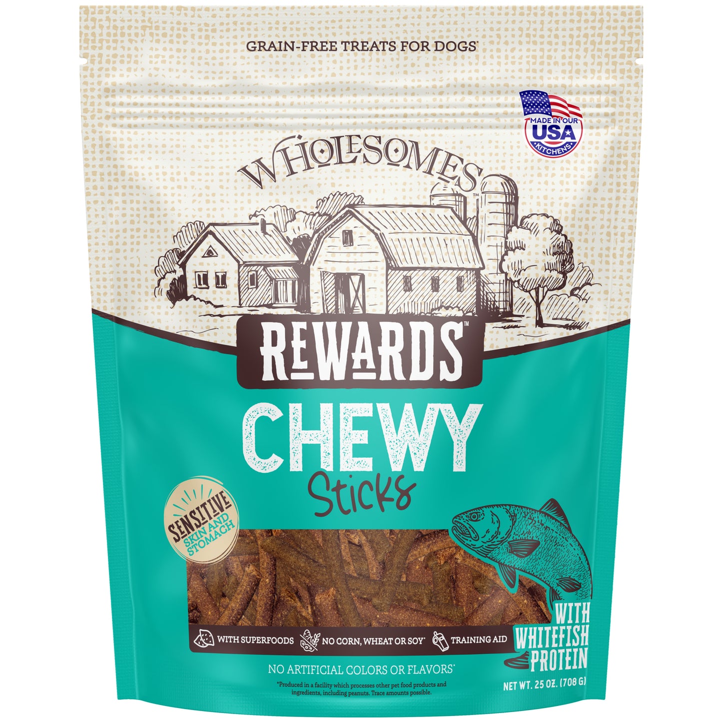 Wholesome Cleo's Fish Jerky Sticks 25 oz.