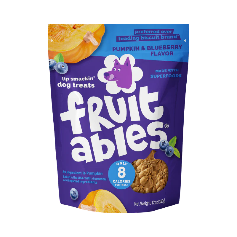 Fruitables Baked Pumpkin & Blueberry Flavor Treats 7 oz.