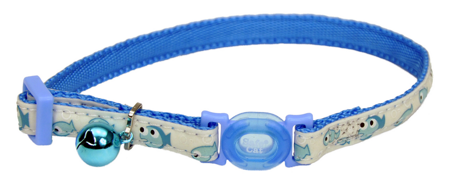 Coastal Safe Cat Glow in the Dark Adjustable Breakaway Collar