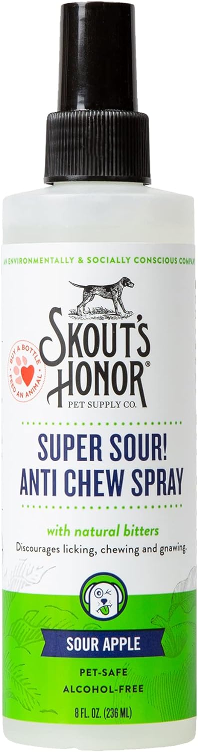 Skout's Honor Super Sour Anti Chew Spray 8 oz Skout's Honor Super Sour Anti Chew Spray 8 oz
