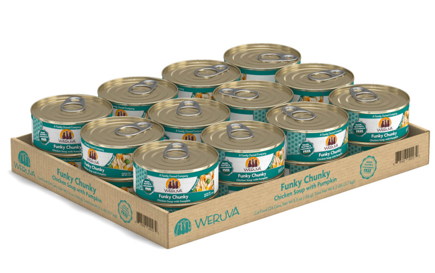 Weruva Cat Classic Grain-Free Funky Chunky Chicken Soup with Pumpkin