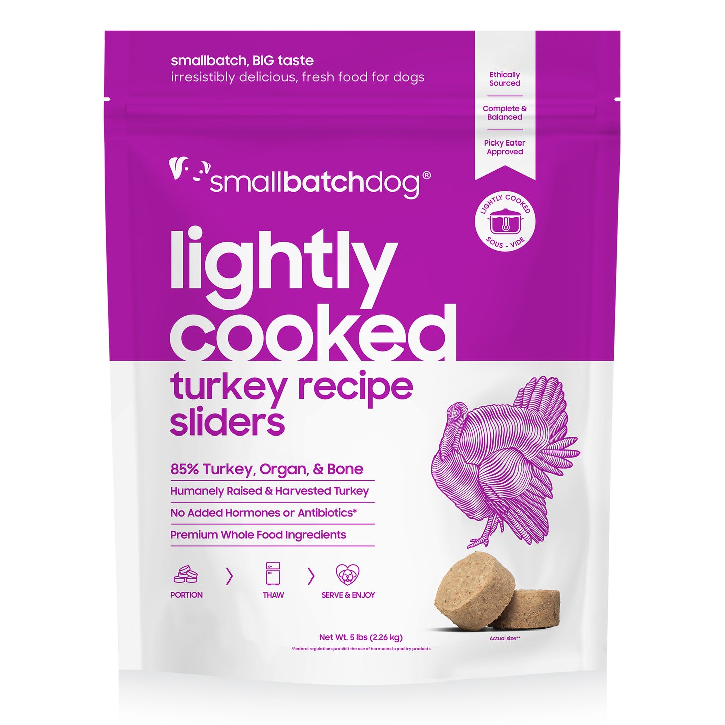 Small Batch Lightly Cooked Turkey
