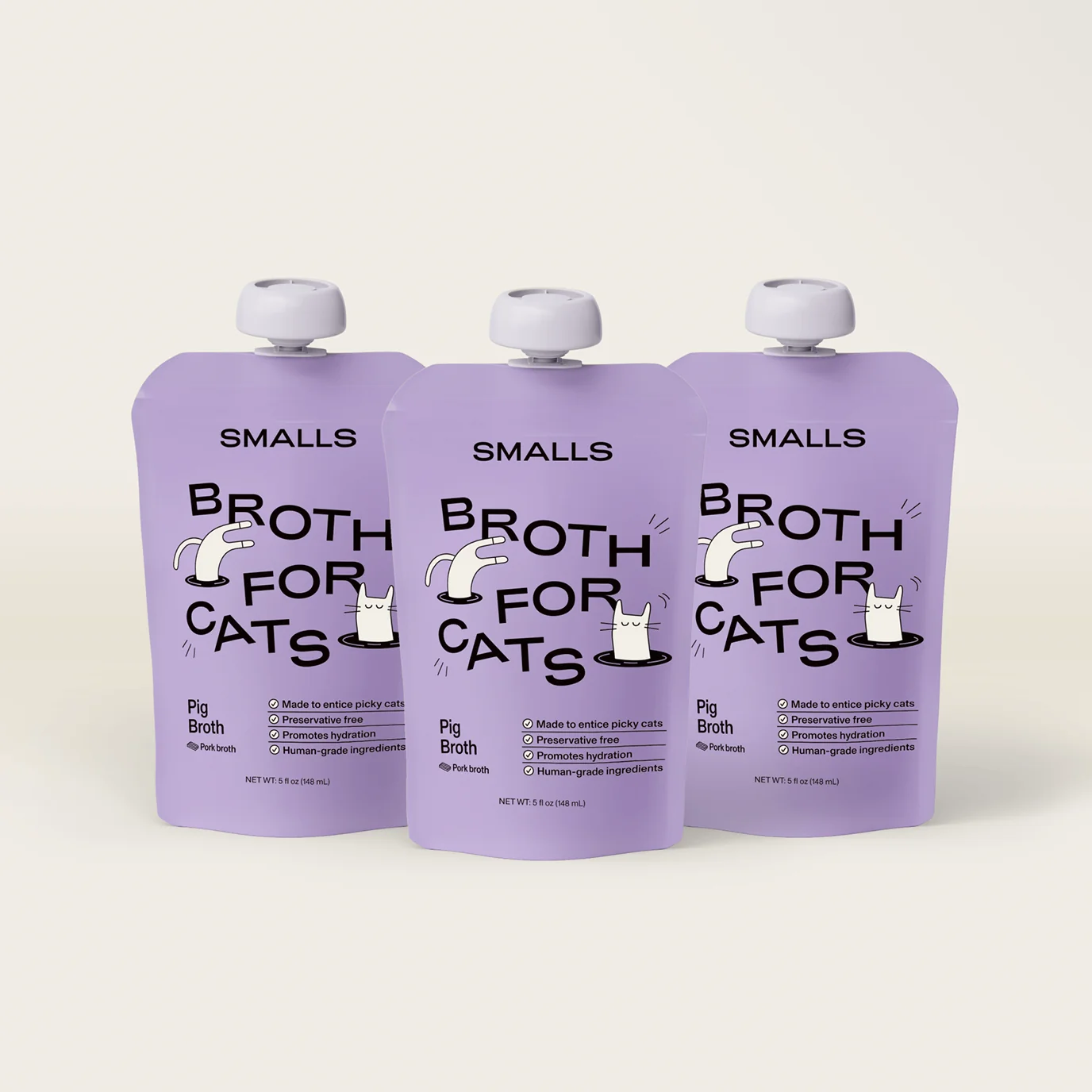 Smalls Pig Broth Cat 5 oz