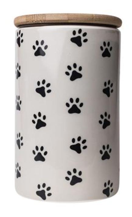 Park Life Designs Pawz Grey Treat Jar