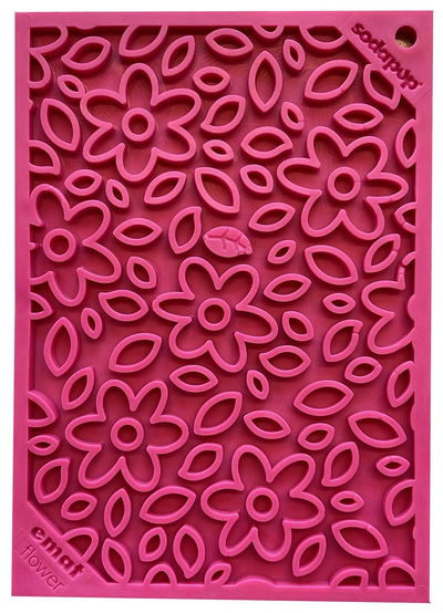 SodaPup Pink Flower Power Lickmat SodaPup Pink Flower Power Lickmat