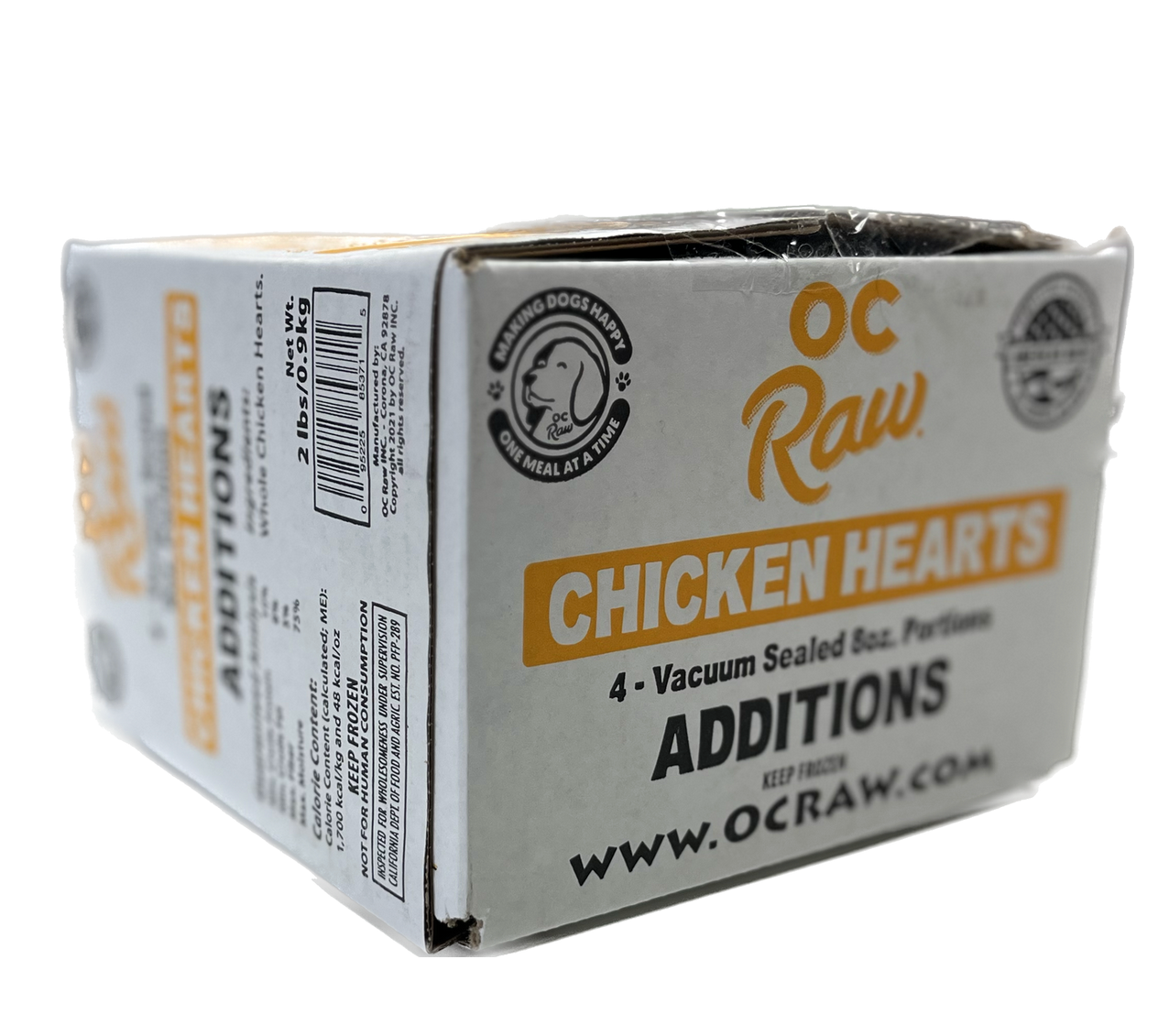 OC Raw Additions Chicken Heart 2 lb