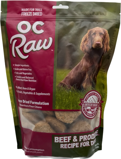 OC Raw Freeze Dried Beef & Produce Sliders 14 oz. OC Raw Freeze Dried Beef & Produce Sliders 14 oz.