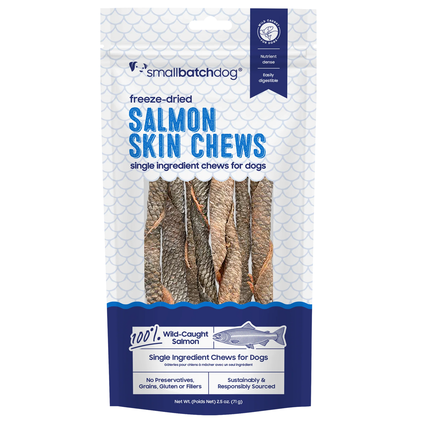 Small Batch Freeze Salmon Skin 2.5 oz