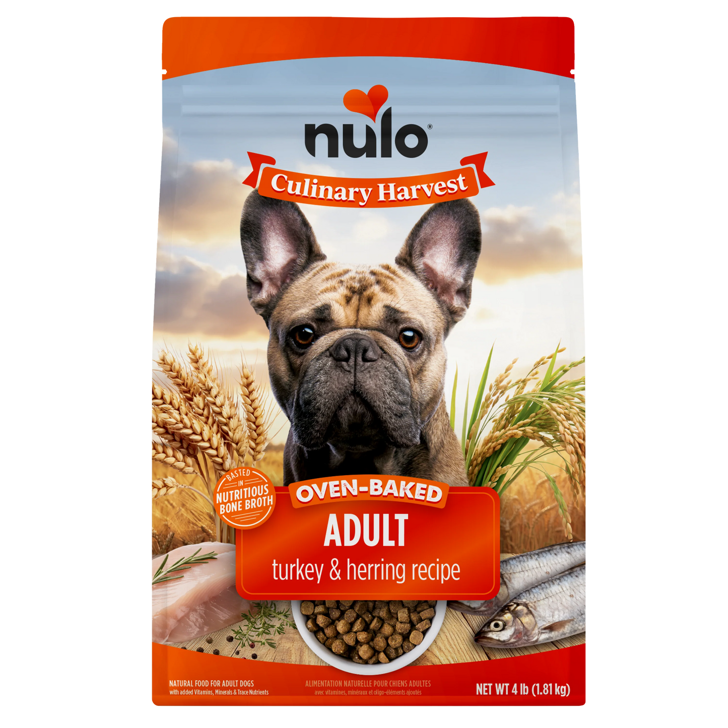 Nulo Culinary Harvest Oven Baked Dog Turkey & Herring