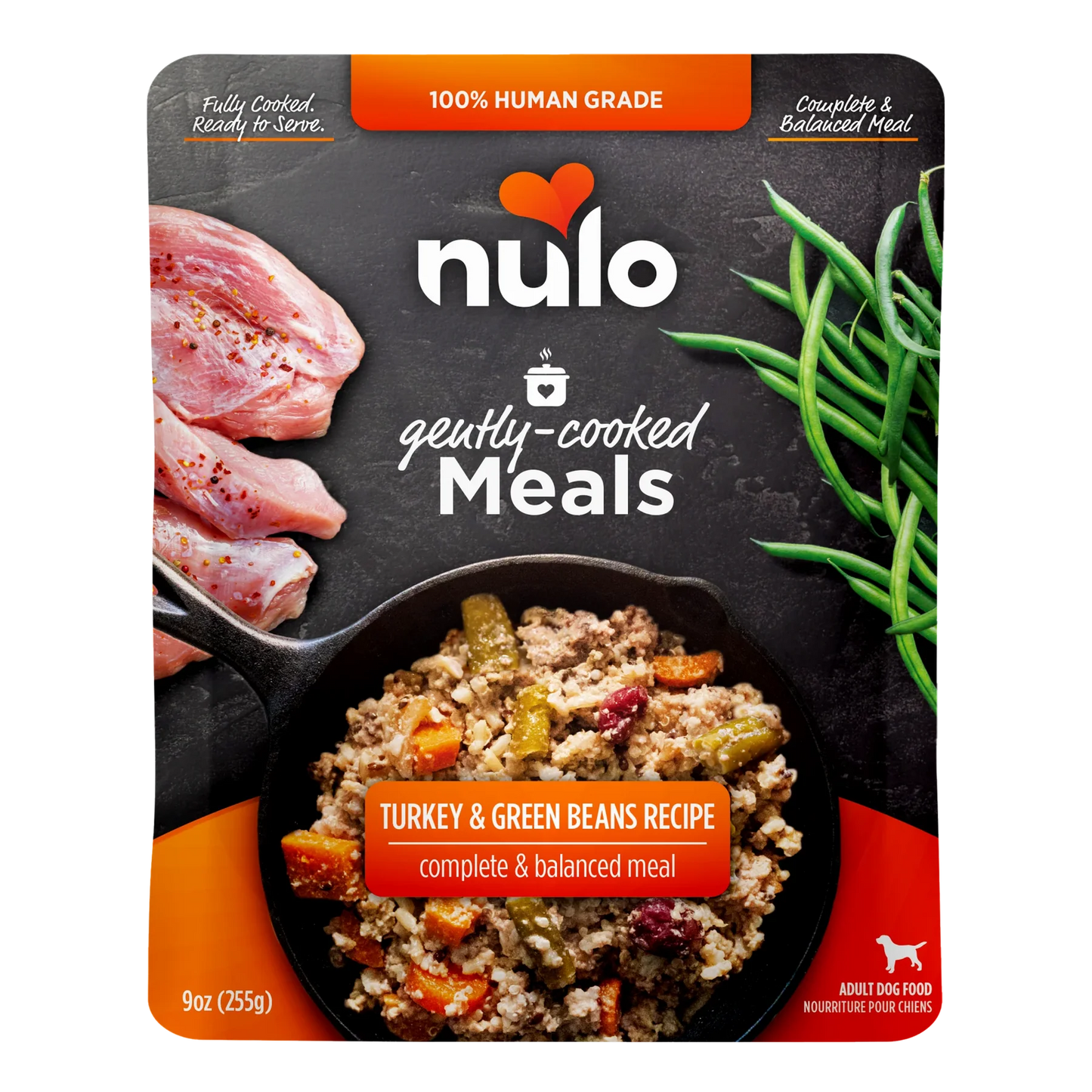 Nulo Gently Cooked Meals Turkey & Green Beans Dog Pouch