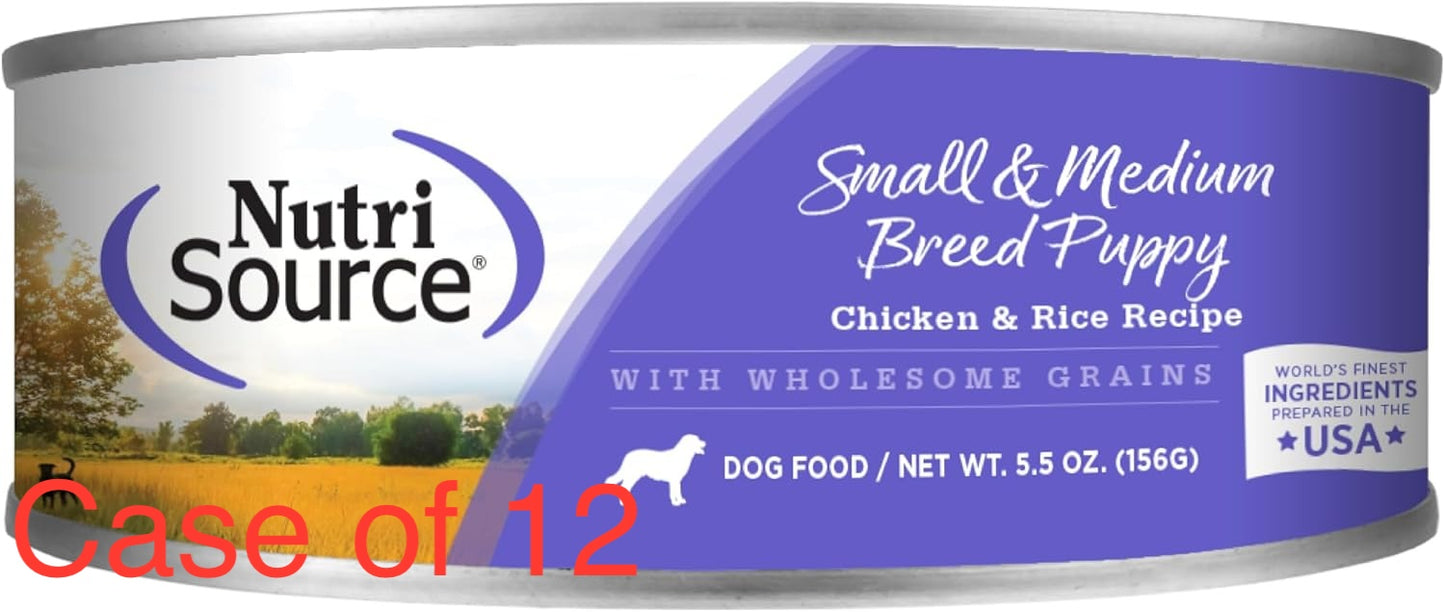 Nutri Source Small & Medium Breed Chicken & Rice Puppy