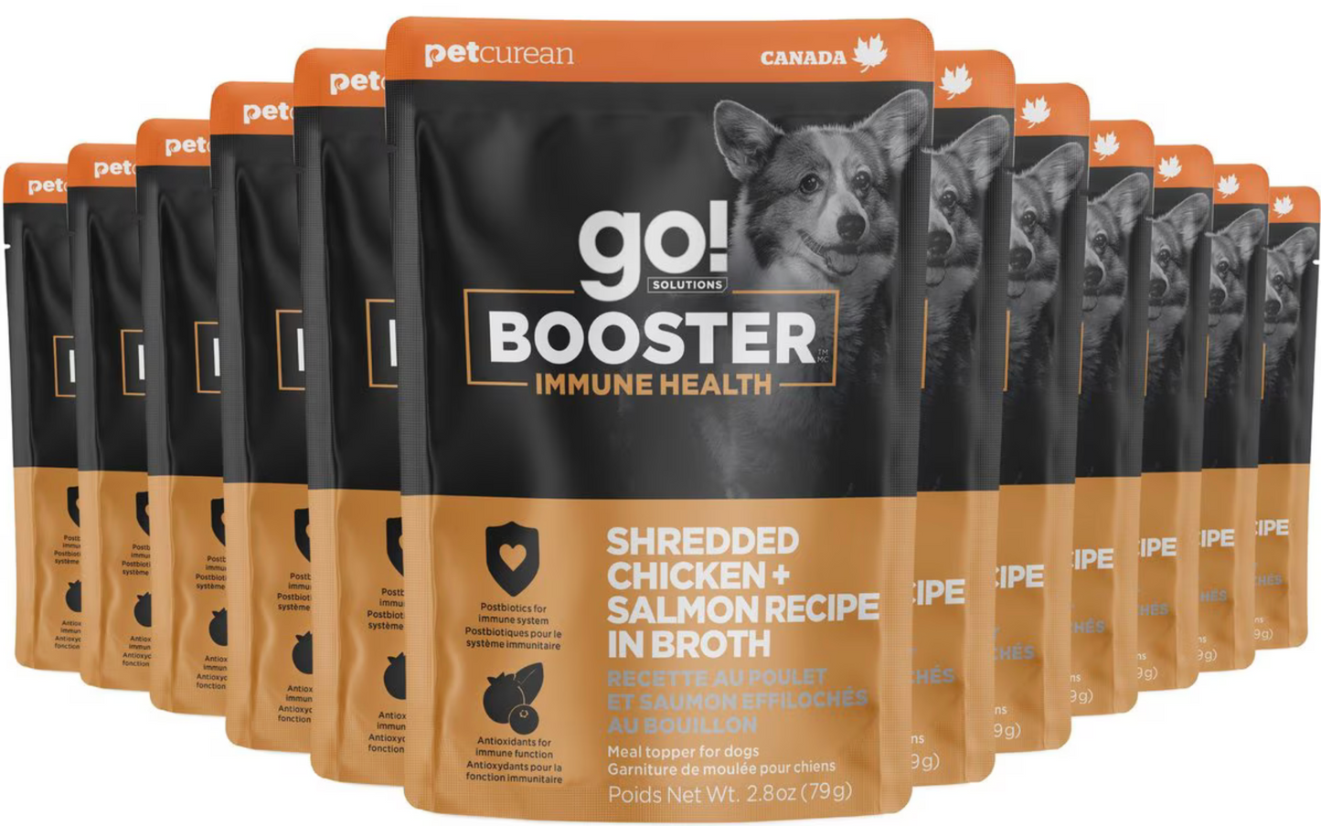 Go! Solutions Dog Booster Immune Health Chicken + Salmon Shred