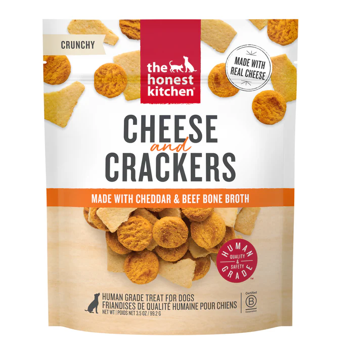 Honest Kitchen Cheddar & Beef Bone Broth Biscuits 3.5 oz