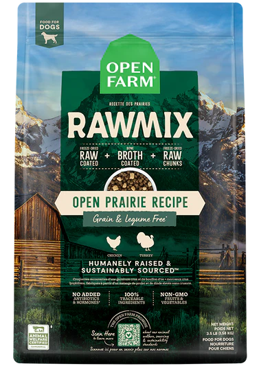 Open Farm Raw Mix Grain Free Open Prairie