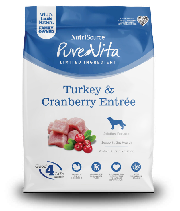 Pure Vita Turkey & Cranberry Formula