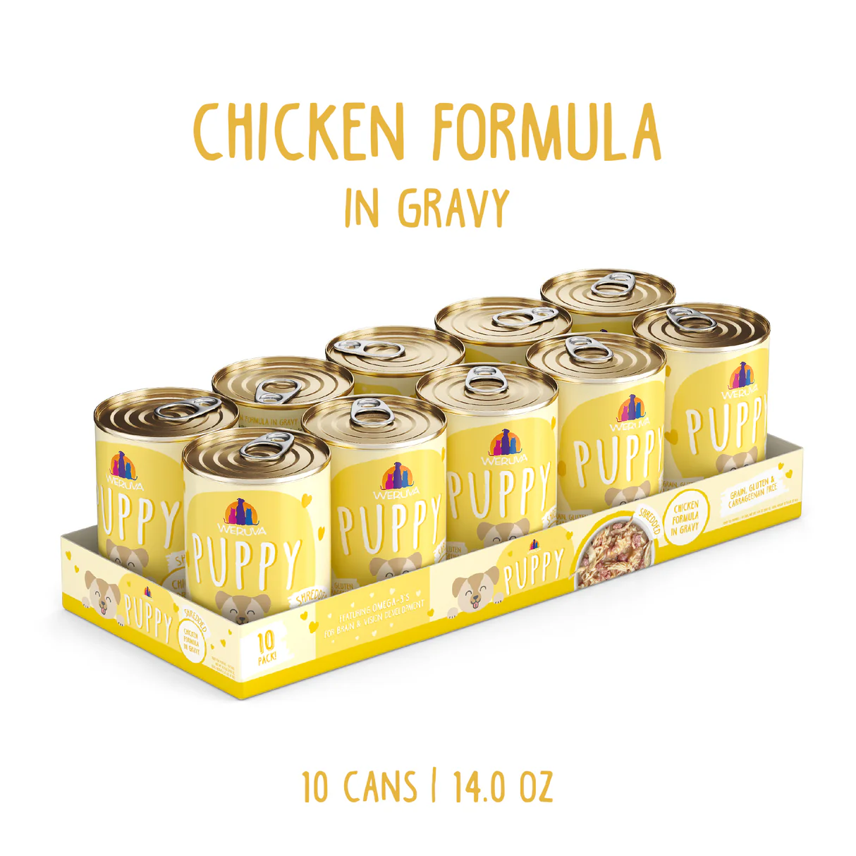 Weruva Puppy Shredded Chicken in Gravy