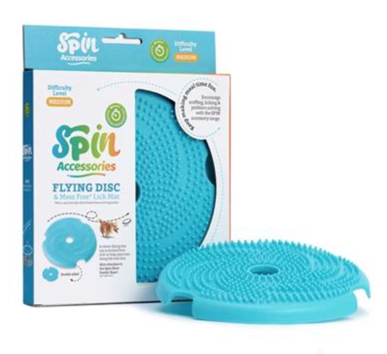 Spin Disc Interactice Lick Feeder & Frisbee