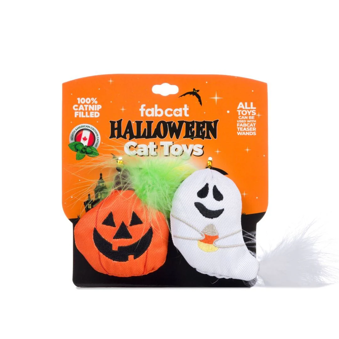 FabCat Pumpkin & Ghost 2 pk